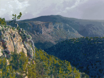 "White Rock Canyon II"